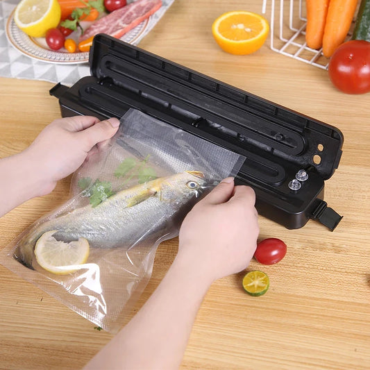 Vacuum Food Sealer Automatic Manual Sealer Dry Wet Pack Machine with 60 Bags UK