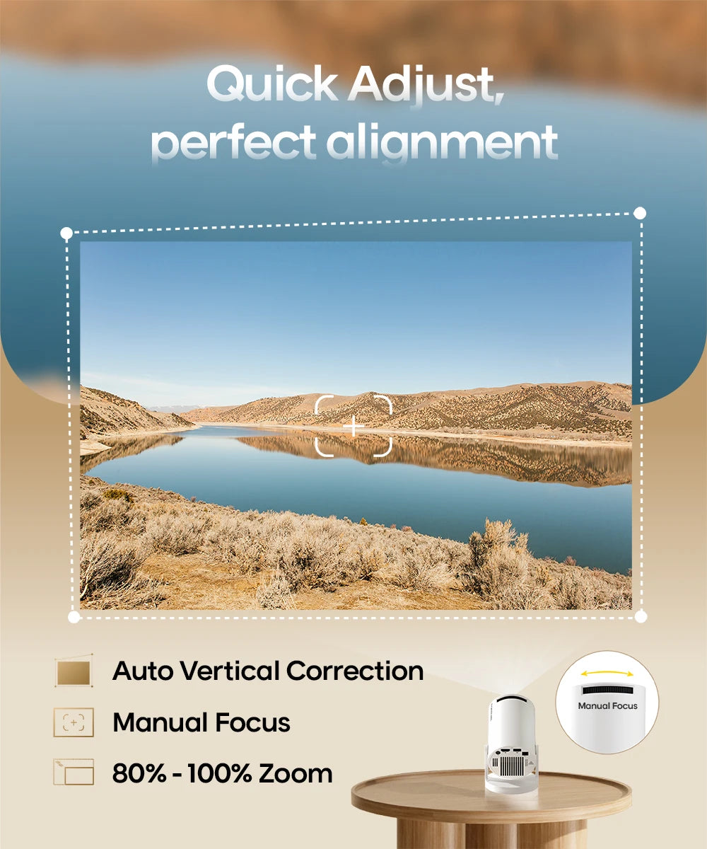 VELORA™  Cinema Outdoor Projetor