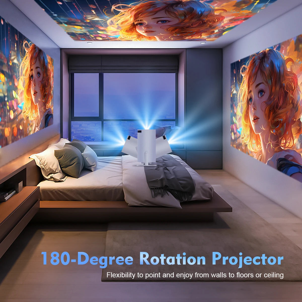 VELORA™  Cinema Outdoor Projetor